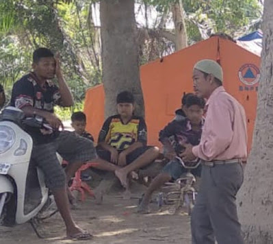 Ketua SIJI Aceh Tinjau Lokasi Pengungsian Pante Bidari Yang Sampai Saat ini Tidak Ada Bangunan Huntara