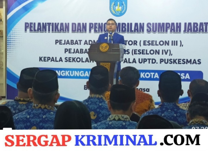 Lantik Pejabat Administrator dan Pengawas, Wali Kota Langsa Tegaskan Jabatan Diukur dari Kinerja