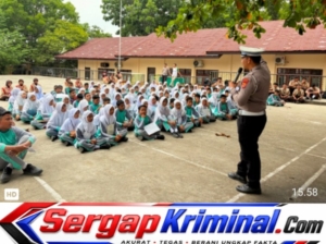 Police Goes to School, Satlantas Polres Bireuen Edukasi Pelajar MTsN 5 Bireuen Jadi Pelopor Keselamatan Berlalu Lintas