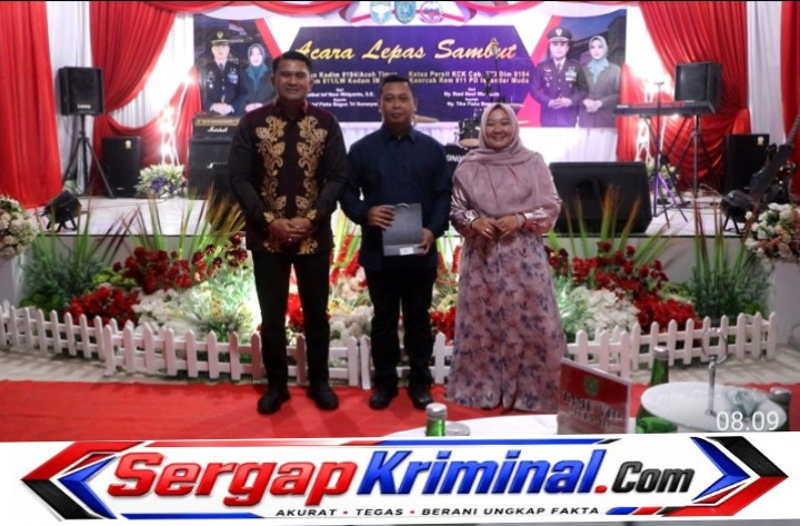 Sinergi TNI-Polri Dijaga, Kapolres Aceh Timur Hadiri Lepas Sambut Dandim 0104/Aceh Timur