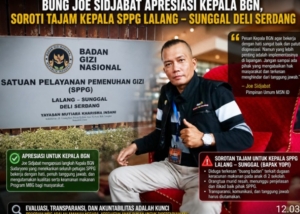 Kepala BGN Minta Seluruh Petugas SPPG Bekerja dengan Hati, Jangan Hanya Jadi Slogan