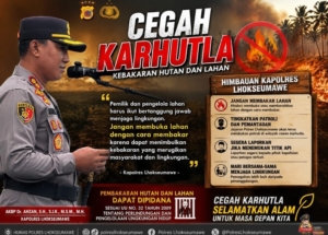 Kapolres Lhokseumawe Ingatkan Pemilik Lahan Perkebunan Cegah Karhutla