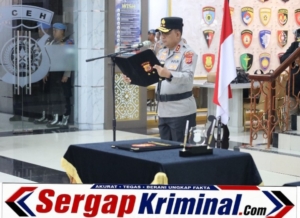 Kapolda Aceh Pimpin Sertijab Dua PJU dan Lima Kapolres Jajaran
