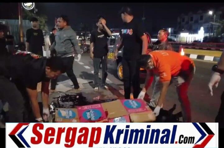 Geng Motor Menganas, Satu Tewas Bersimbah darah, Satu Luka Berat Polisi Masih Selidiki Motif Aksi Penyerangan.
