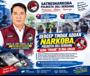Gerak Cepat Satresnarkoba Polresta Deli Serdang Tindak Aduan Warga, Dua Lokasi Diduga Sarang Sabu Ternyata Nihil