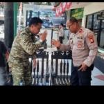 HUT ke – 81 TNI, Kapolsek Tamalate Sampaikan Ucapan Selamat ke Koramil 1408-09/Tamalate.